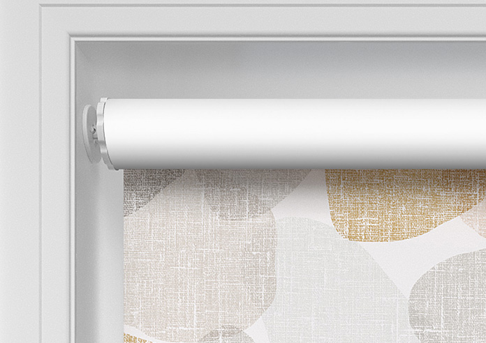 Linen Patch, Orange - Twist&Fit Roller Blind - Image 10